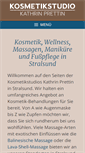 Mobile Screenshot of kosmetikstudio-prettin.de